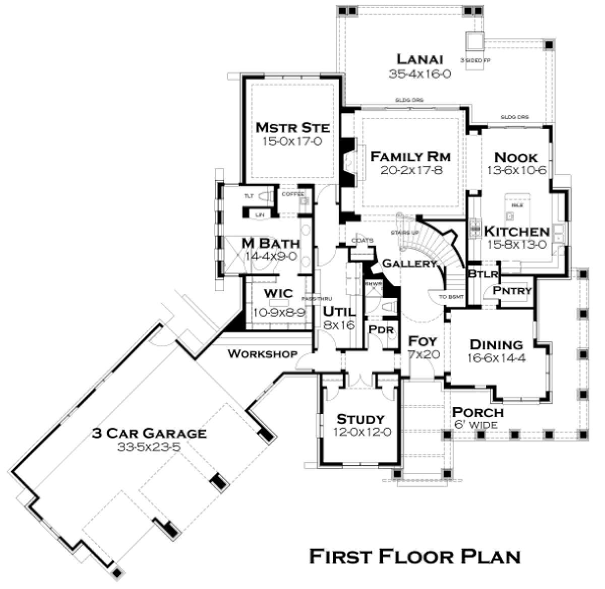 Main Floor for House Plan #9401-00028