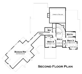 Second Floor for House Plan #9401-00028