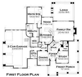 Main Floor for House Plan #9401-00029