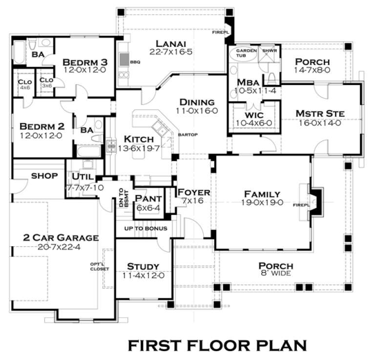 House Plan House Plan #15904 Drawing 1