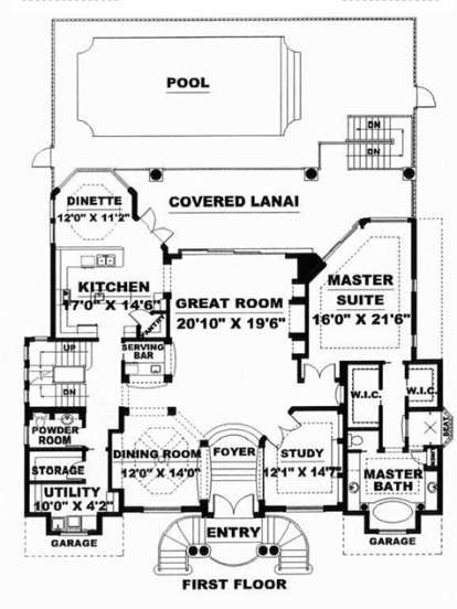 Floorplan 2 for House Plan #1018-00094