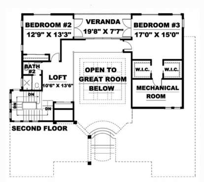 Floorplan 3 for House Plan #1018-00094