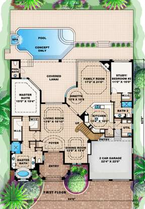 Floorplan 1 for House Plan #1018-00095