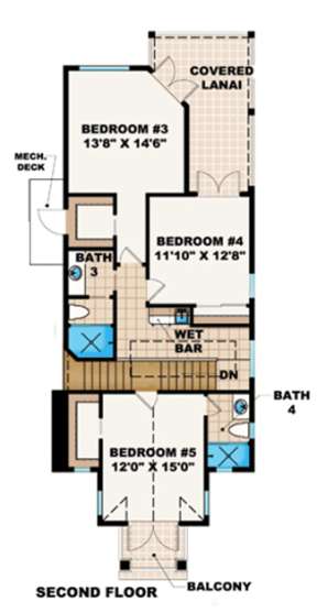 Floorplan 2 for House Plan #1018-00095