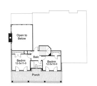 Second Floor for House Plan #9401-00032