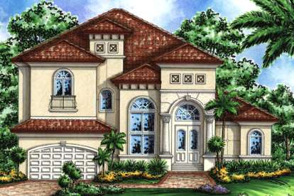 4 Bed, 3 Bath, 3736 Square Foot House Plan - #1018-00099