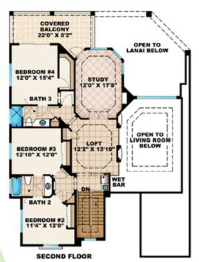 Floorplan 2 for House Plan #1018-00099