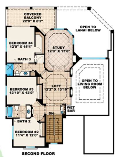 House Plan House Plan #15913 Drawing 2