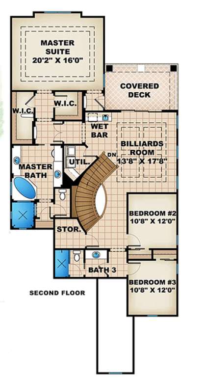 Floorplan 2 for House Plan #1018-00101