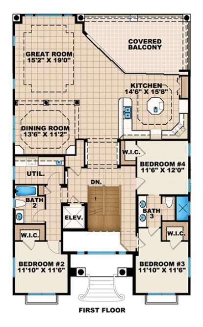 Floorplan 2 for House Plan #1018-00102