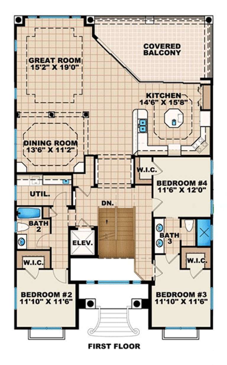 House Plan House Plan #15916 Drawing 2