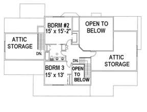 Second Floor for House Plan #039-00282