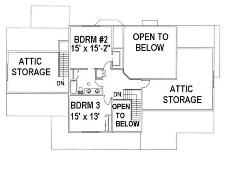 House Plan House Plan #1592 Drawing 2