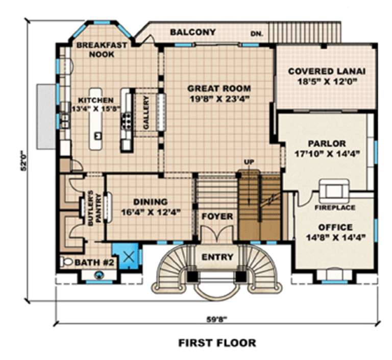House Plan House Plan #15923 Drawing 2