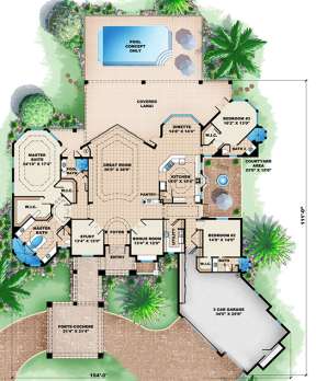 Floorplan 1 for House Plan #1018-00112