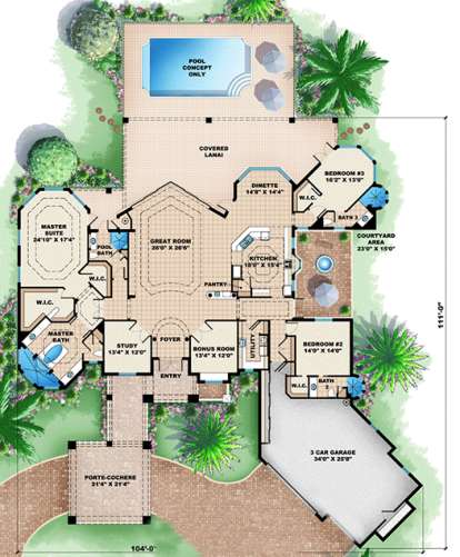 House Plan House Plan #15926 Drawing 1