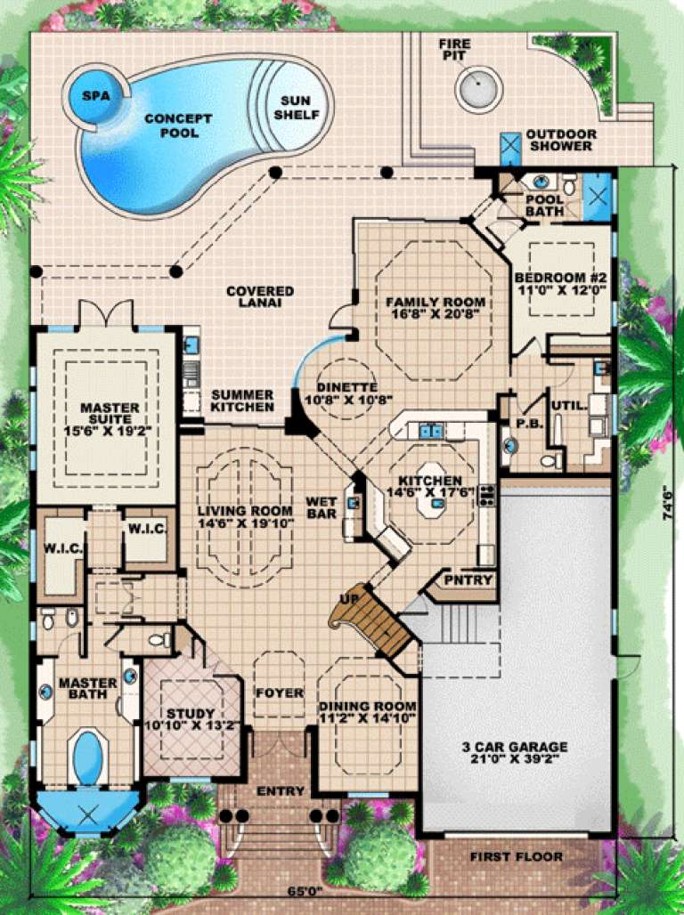 House Plan House Plan #15928 Drawing 1