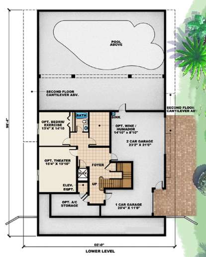 Floorplan 1 for House Plan #1018-00115