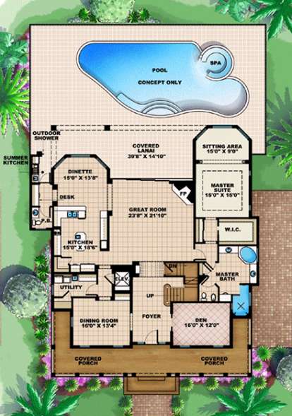 Floorplan 2 for House Plan #1018-00115