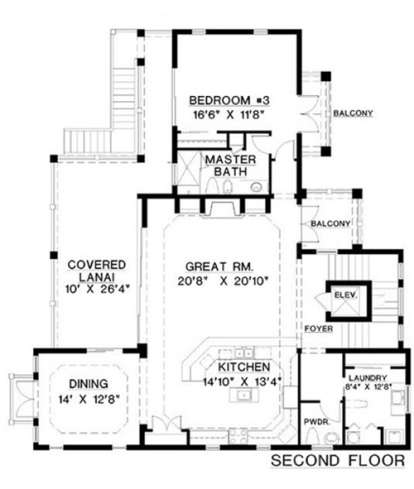Floorplan 2 for House Plan #1018-00117
