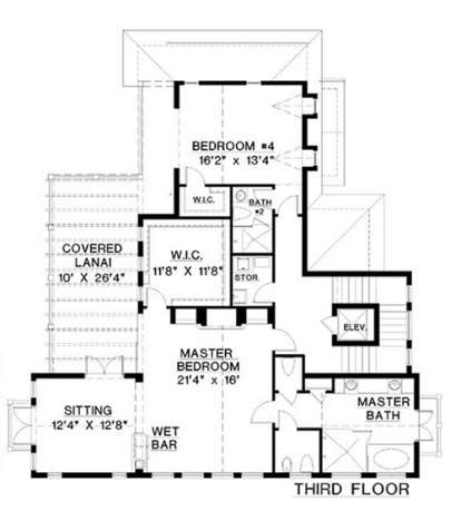 Floorplan 3 for House Plan #1018-00117