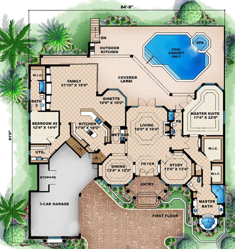 House Plan House Plan #15932 Drawing 1