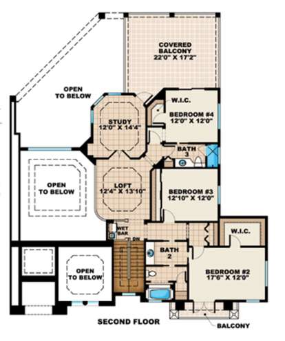 Floorplan 2 for House Plan #1018-00119