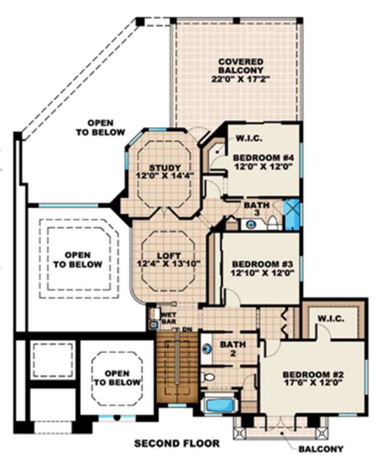 House Plan House Plan #15933 Drawing 2