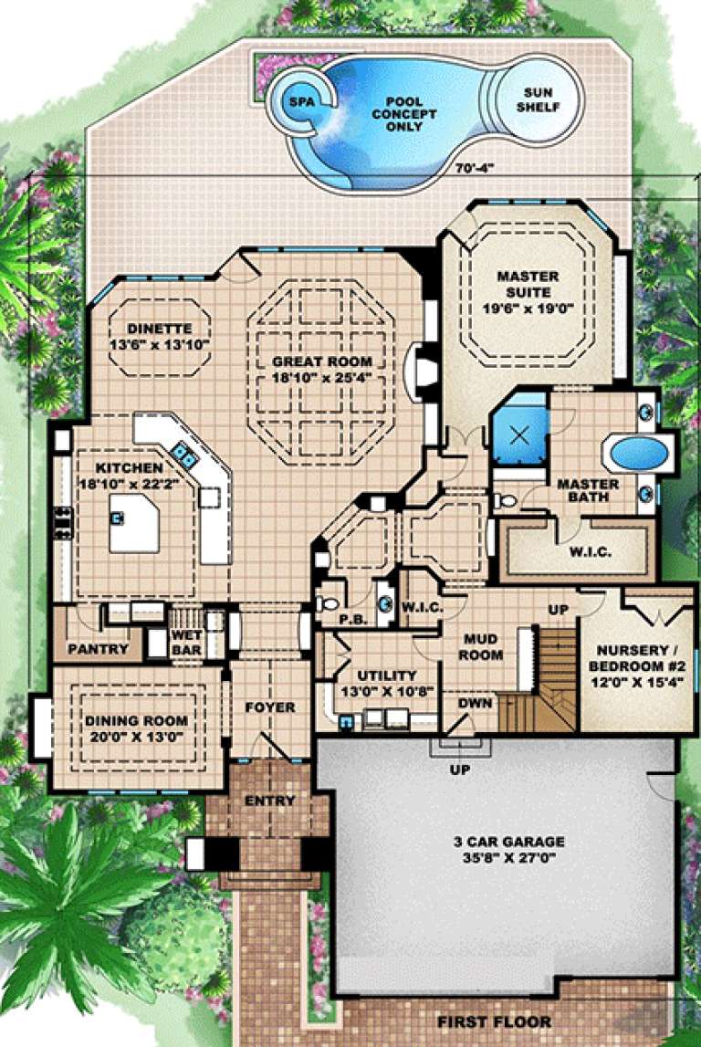 House Plan House Plan #15938 Drawing 1