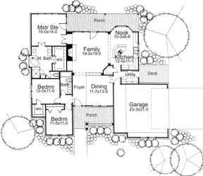Main Floor for House Plan #9401-00034