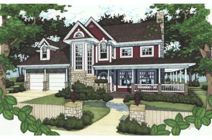 Country House Plan #9401-00035 Elevation Photo