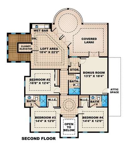 Floorplan 2 for House Plan #1018-00125