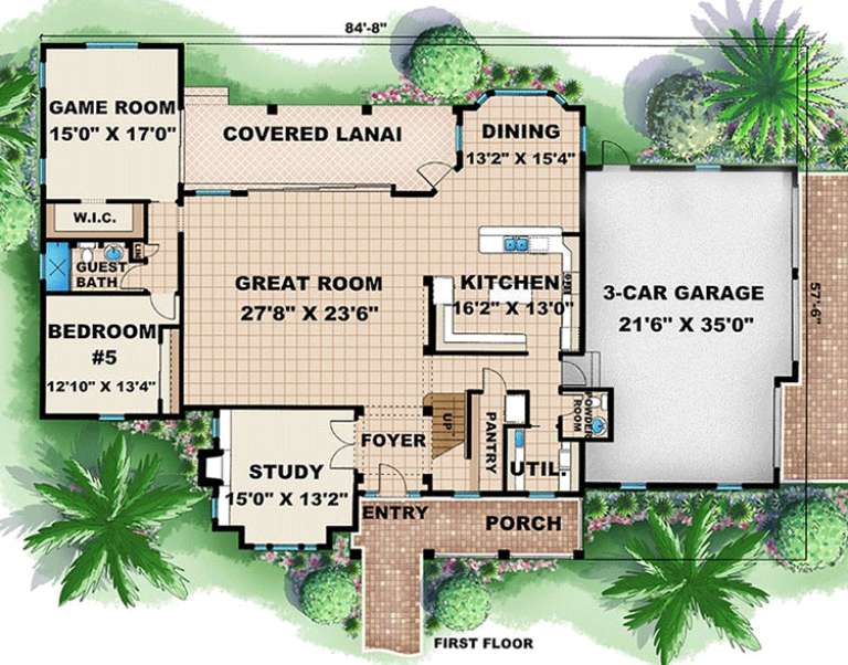 House Plan House Plan #15943 Drawing 1