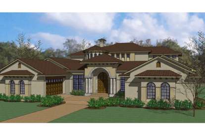 5 Bed, 5 Bath, 6804 Square Foot House Plan - #9401-00038