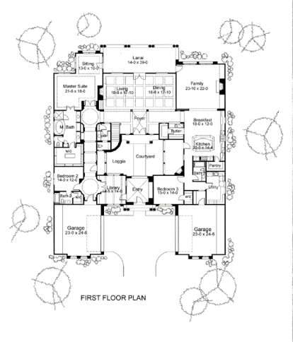 Main Floor for House Plan #9401-00038