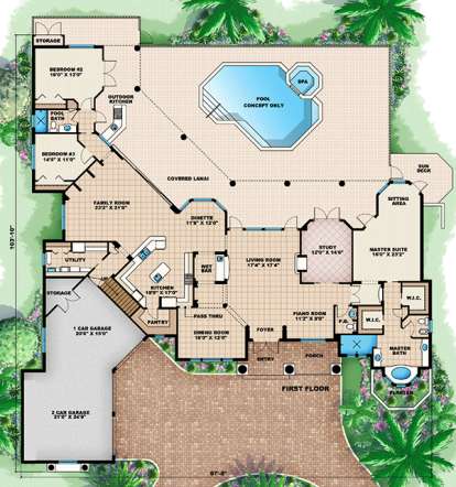 House Plan House Plan #15947 Drawing 1