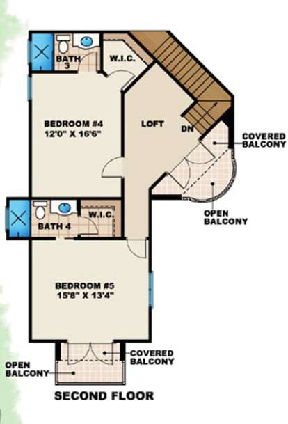 House Plan House Plan #15947 Drawing 2