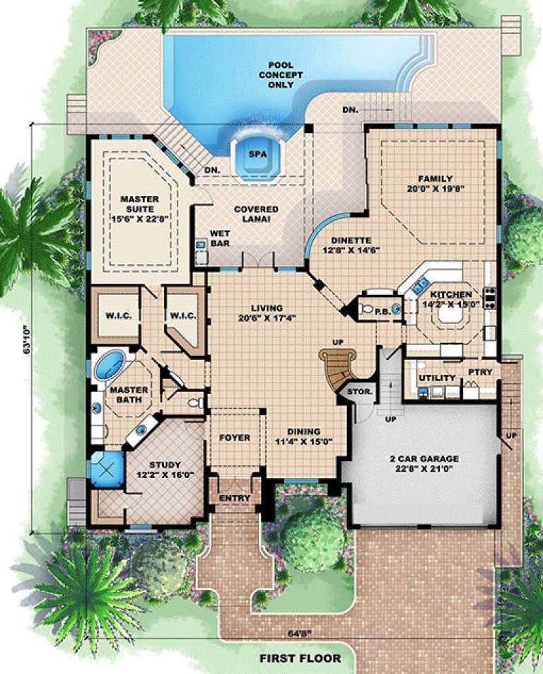 House Plan House Plan #15948 Drawing 1