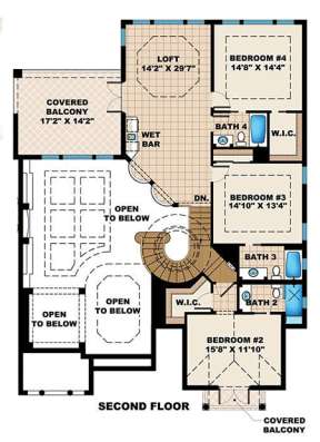 Floorplan 2 for House Plan #1018-00128