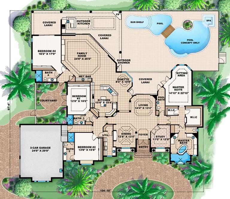 House Plan House Plan #15950 Drawing 1