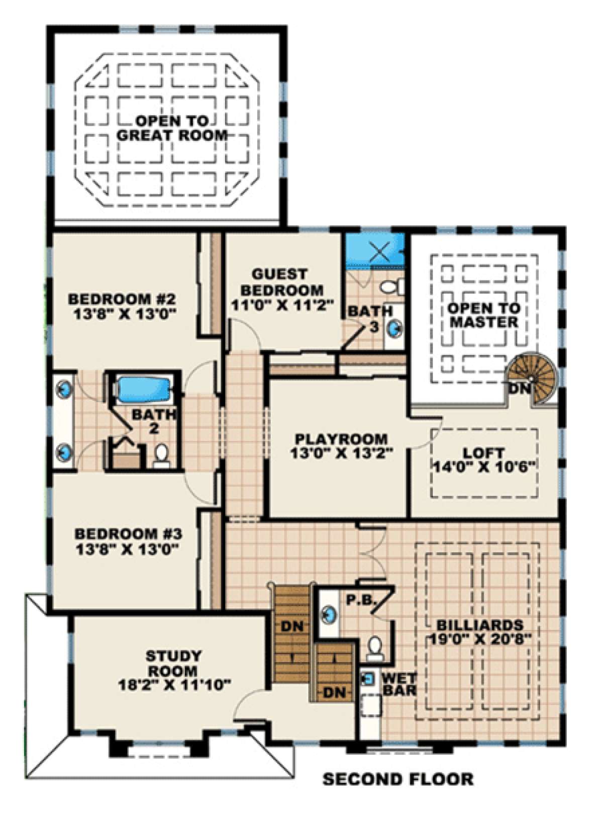Floorplan 2 for House Plan #1018-00131