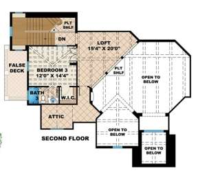 Floorplan 2 for House Plan #1018-00136