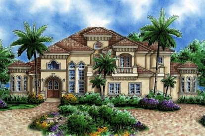 Mediterranean House Plan #1018-00137 Elevation Photo