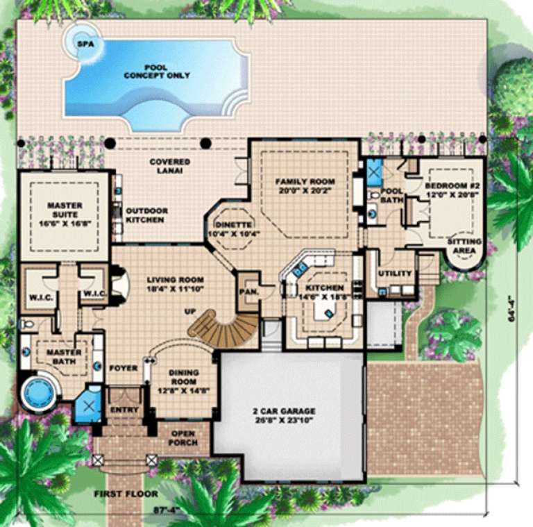 House Plan House Plan #15957 Drawing 1