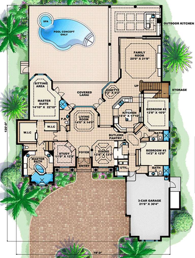 House Plan House Plan #15958 Drawing 1