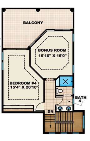 Floorplan 2 for House Plan #1018-00138