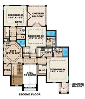 Floorplan 2 for House Plan #1018-00140