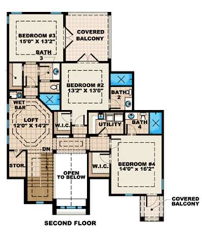 House Plan House Plan #15960 Drawing 2