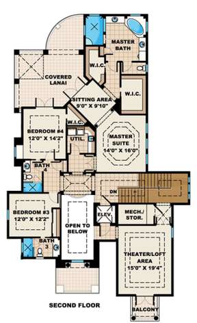 Floorplan 2 for House Plan #1018-00141