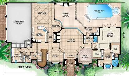 Floorplan 1 for House Plan #1018-00142